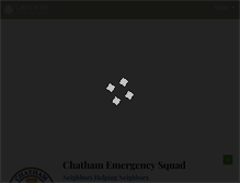 Tablet Screenshot of chathamemergencysquad.org